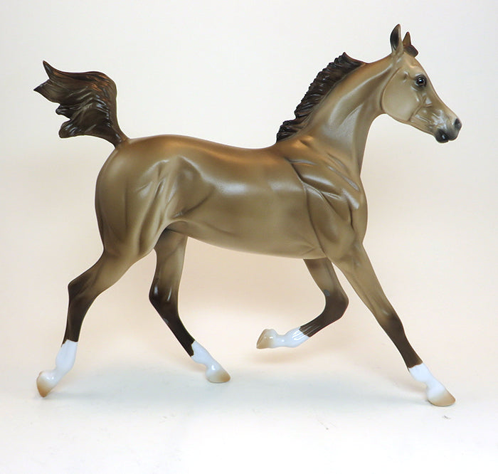 CALL ME BABY - OOAK LIGHT CHESTNUT YEARLING MODEL HORSE - 1/29