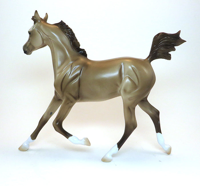 CALL ME BABY - OOAK LIGHT CHESTNUT YEARLING MODEL HORSE - 1/29