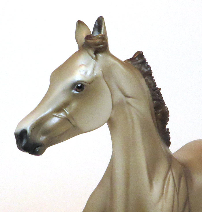 CALL ME BABY - OOAK LIGHT CHESTNUT YEARLING MODEL HORSE - 1/29