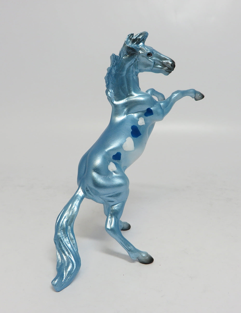 COWBOY CASANOVA-OOAK BLUE REARING CHIP DECORATOR MODEL HORSE 1-17-18