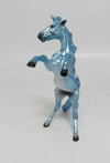 COWBOY CASANOVA-OOAK BLUE REARING CHIP DECORATOR MODEL HORSE 1-17-18