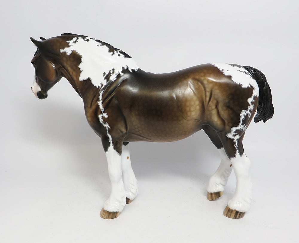LINE BACKER-OOAK SOOTY BUCKSKIN PAINT BUNNY MODEL HORSE SUPER BOWL SALE 2018