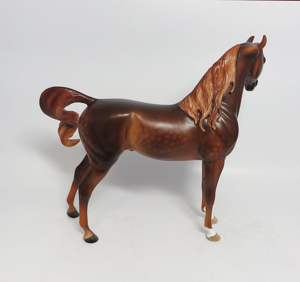 FOOLS PARADISE~OOAK STAR DAPPLE CHESTNUT ARABIAN BY SHERYL LEISURE 1/5/18
