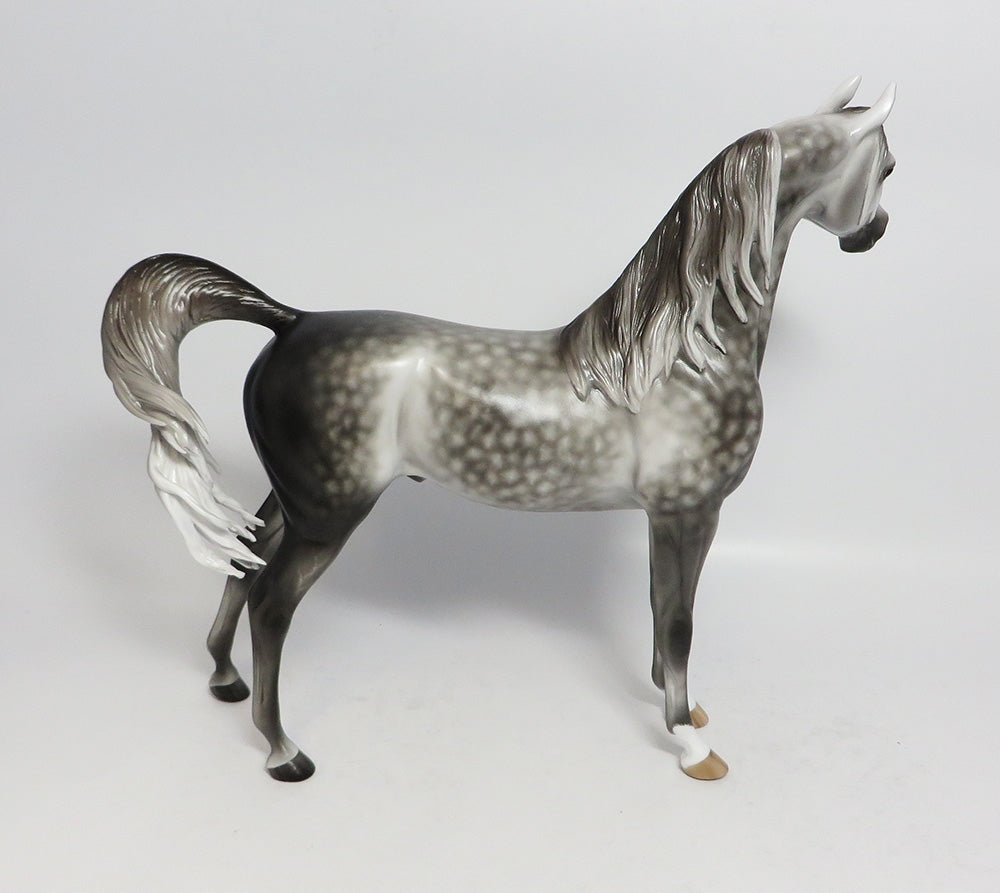 BRIGHT SIDE-OOAK STAR DAPPLE ARABIAN MODEL HORSE BY SHERYL LEISURE 1/5/18