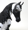 LLAGO-BLACK AND WHITE PINTO-THOROUGHBRED-OOAK-10/22