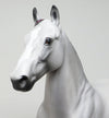 CYPRUS - OOAK DAPPLE GREY TROTTING DRAFTER MODEL HORSE - 2/5