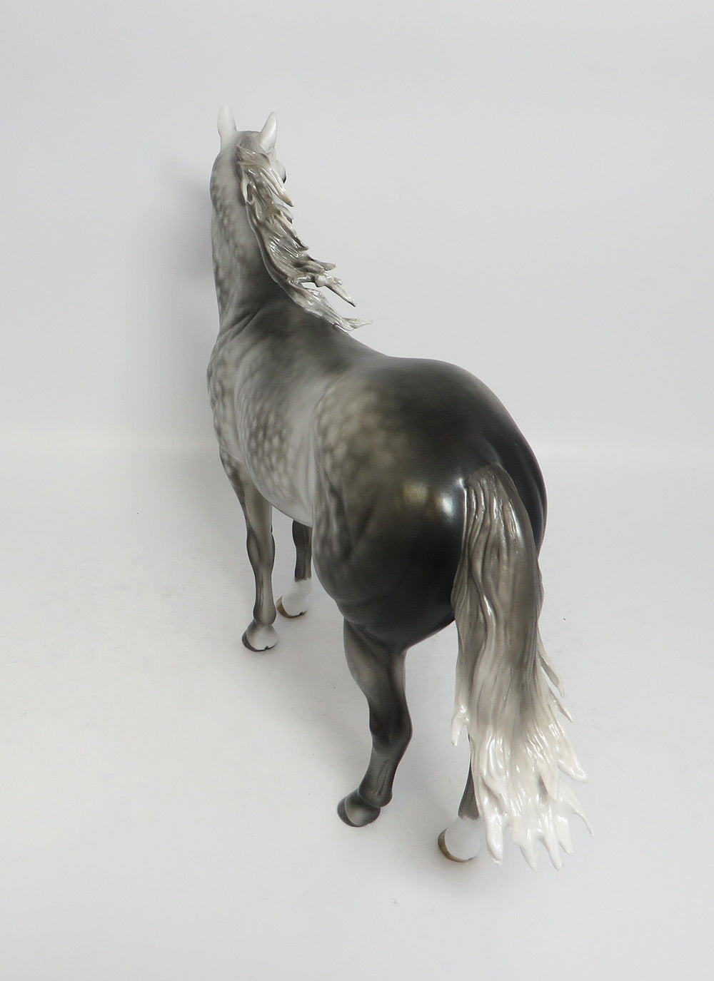 TOMORROW&#39;S PROMISE-OOAK STAR DAPPLE ISH MODEL HORSE BY SHERYL LEISURE 1/5/18