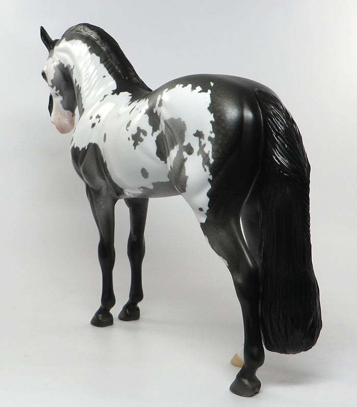 CRISTIAN-OOAK GREY PAINT ANDALUSIAN MODEL HORSE BY DAWN QUICK 08/04/16