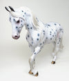 LATE 2 THE PARTY - OOAK APPALOOSA THOROUGHBRED MODEL HORSE  - 2/5