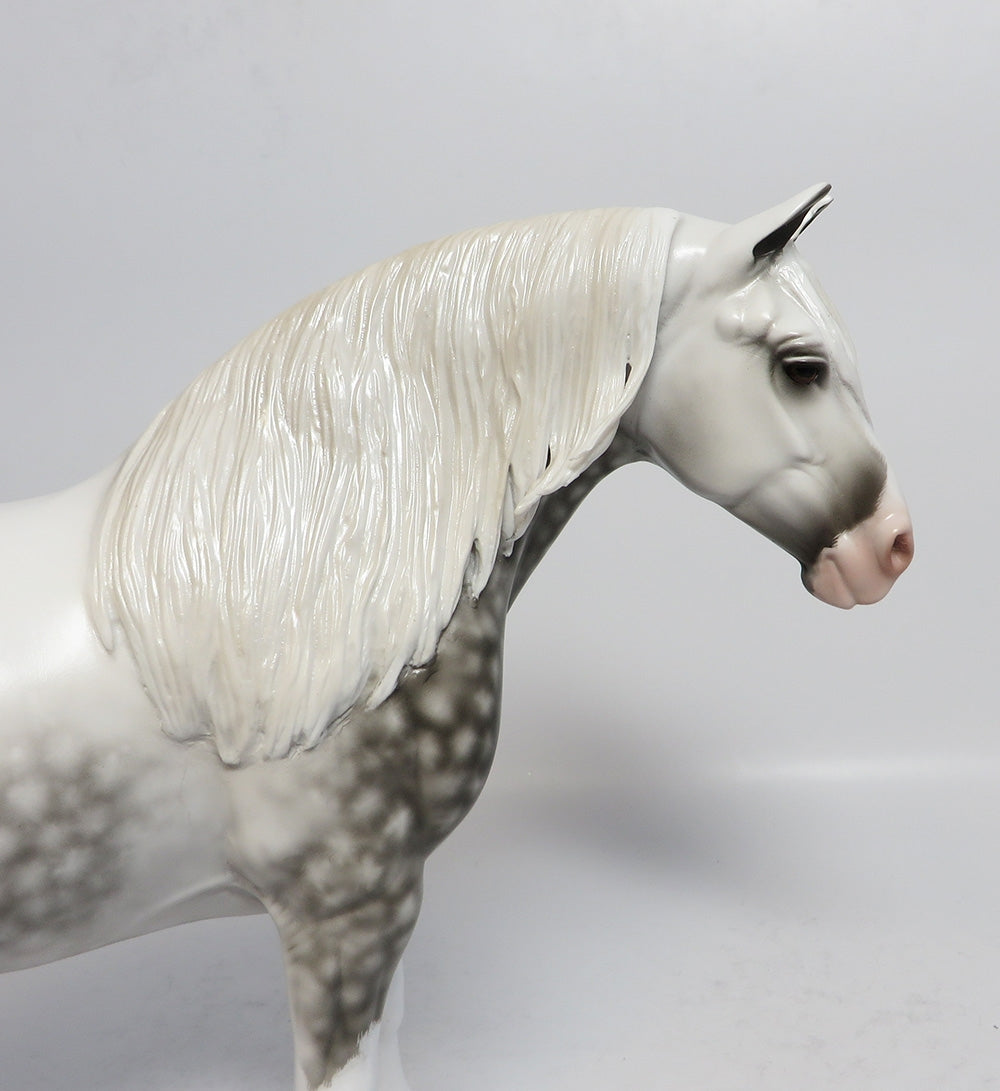 NEW HOPE-OOAK STAR DAPPLE GREY BUNNY MODEL HORSE BY SHERYL LEISURE 1-5-18