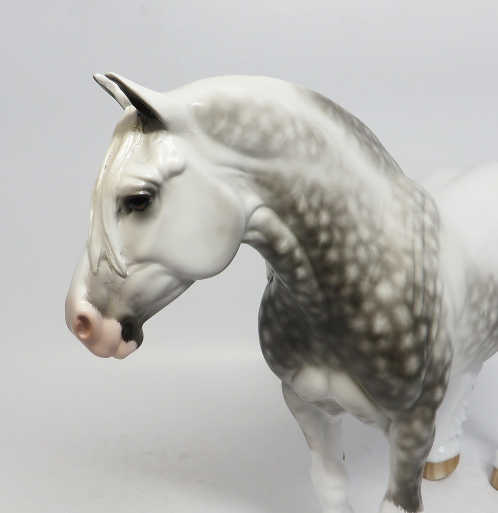 NEW HOPE-OOAK STAR DAPPLE GREY BUNNY MODEL HORSE BY SHERYL LEISURE 1-5-18
