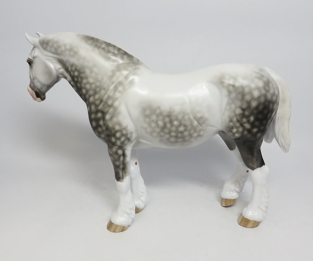 NEW HOPE-OOAK STAR DAPPLE GREY BUNNY MODEL HORSE BY SHERYL LEISURE 1-5-18
