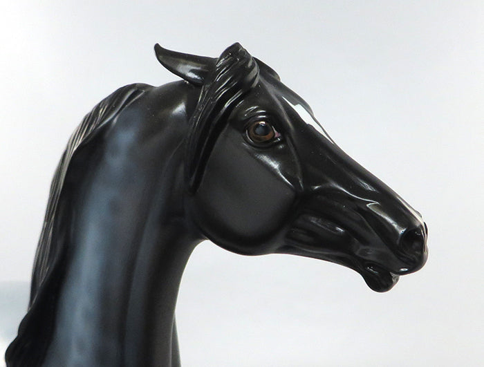 FEARGHAS-OOAK BLUE ROAN MORGAN MODEL HORSE 08/10