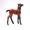 ELBIE - OOAK BAY FOAL CHIP MODEL HORSE - 10/22