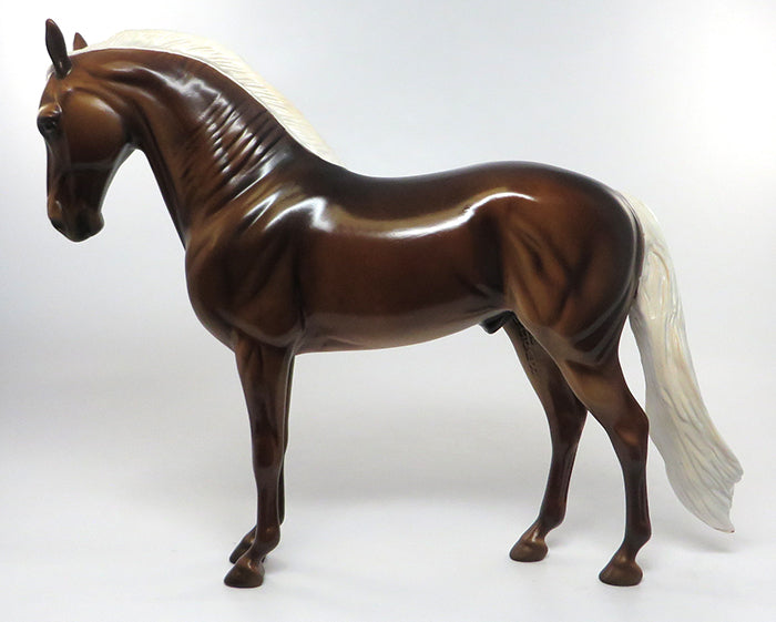 ADELITA-OOAK CHESTNUT ANDALUSIAN MODEL HORSE 8/4