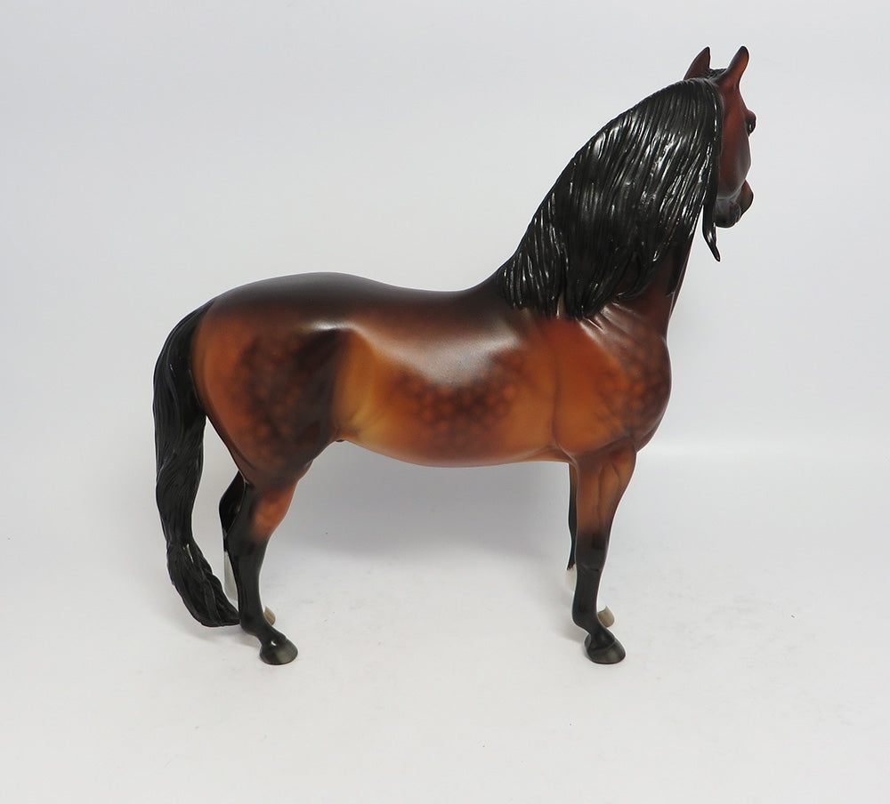 REVERIE-OOAK DAPPLE BAY MORGAN MODEL HORSE BY SHERYL LEISURE 1-5-18