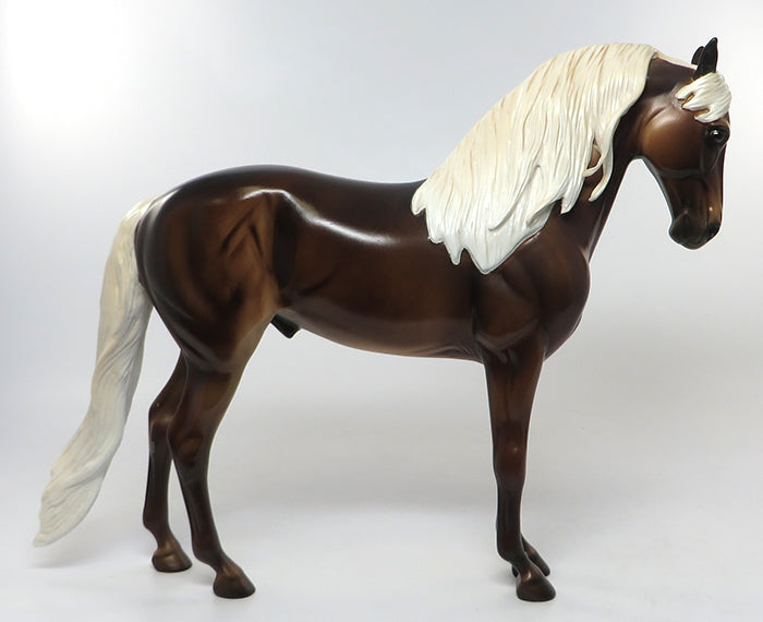ADELITA-OOAK CHESTNUT ANDALUSIAN MODEL HORSE 8/4