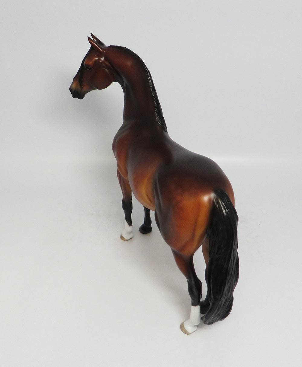 REVERIE-OOAK DAPPLE BAY MORGAN MODEL HORSE BY SHERYL LEISURE 1-5-18