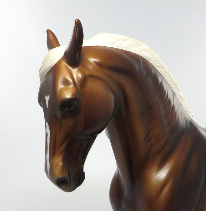 ADELITA-OOAK CHESTNUT ANDALUSIAN MODEL HORSE 8/4