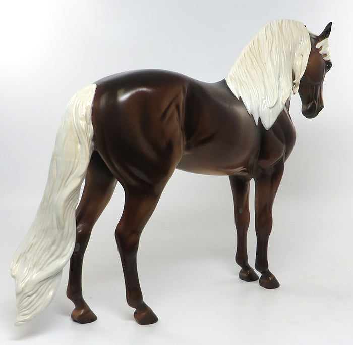 ADELITA-OOAK CHESTNUT ANDALUSIAN MODEL HORSE 8/4