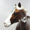 SPIN DOCTOR-OOAK CHESTNUT ISH PAINT MODEL HORSE HORSE 8/4