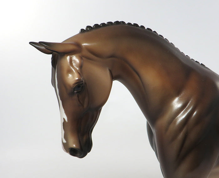 BERNARD-OOAK BAY ENGLISH PONY MODEL HORSE 08/08