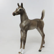 AINA-OOAK GRULLA FOAL MODEL HORSE 8/5