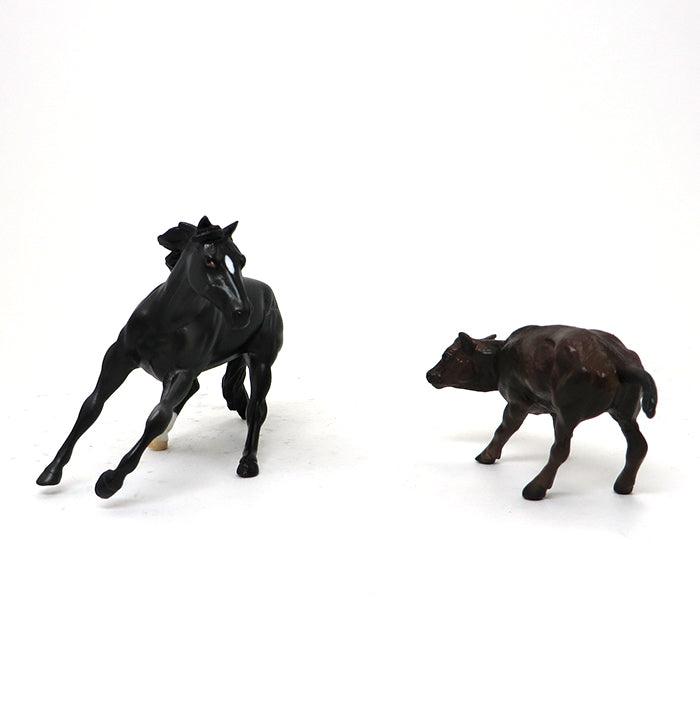 OBSIDIAN - OOAK BLACK CUTTER &amp; BROWN CALF CHIP - 10/30