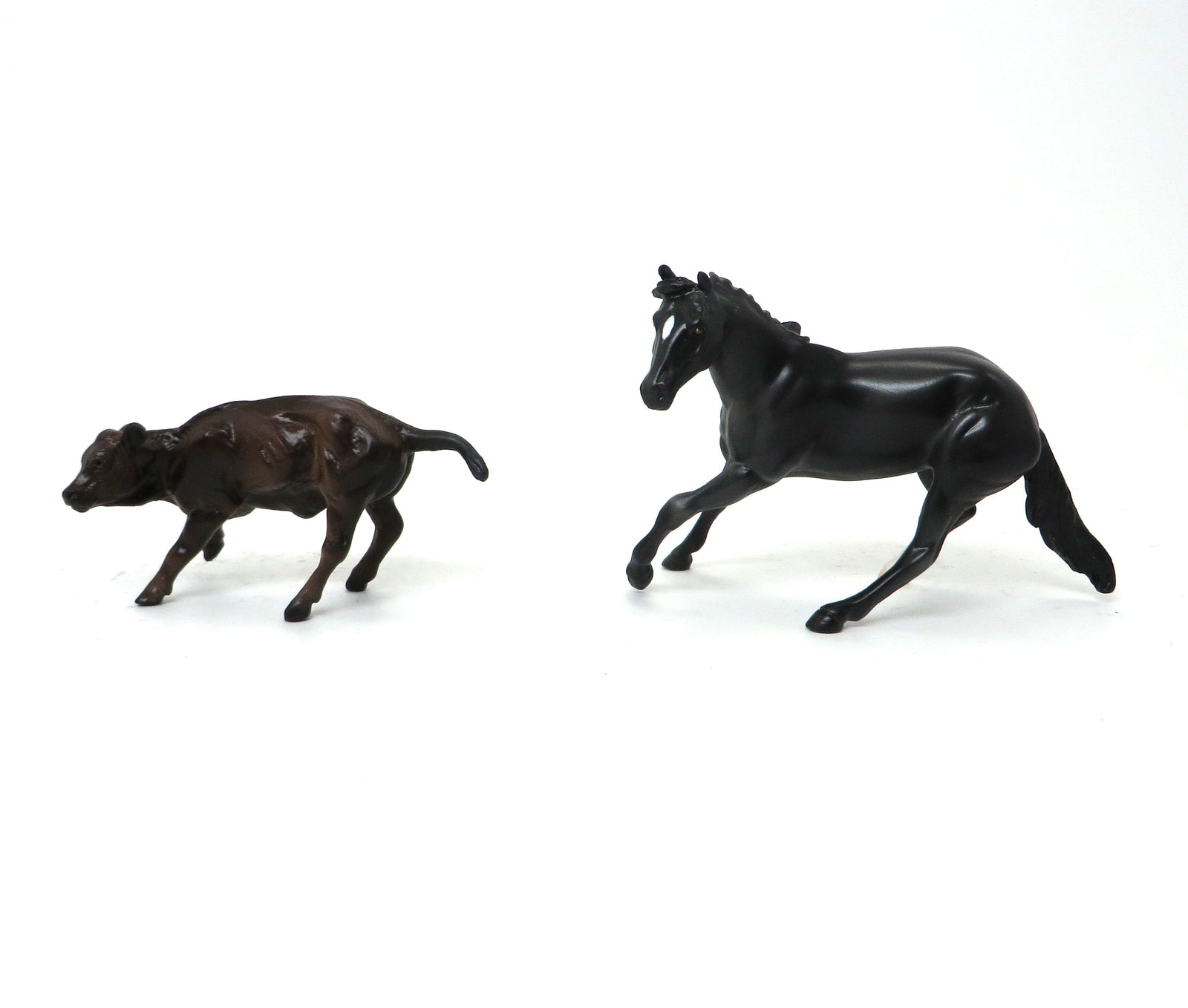 OBSIDIAN - OOAK BLACK CUTTER & BROWN CALF CHIP - 10/30