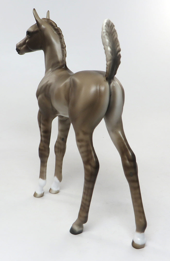 AINA-OOAK GRULLA FOAL MODEL HORSE 8/5