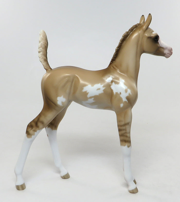 ADRIA-OOAK ETCHED DUN PAINT FOAL BY SHERYL LEISURE 8/5