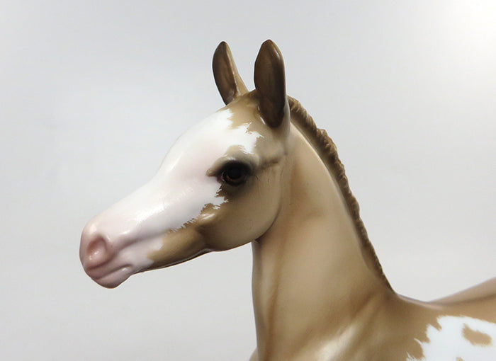 ADRIA-OOAK ETCHED DUN PAINT FOAL BY SHERYL LEISURE 8/5