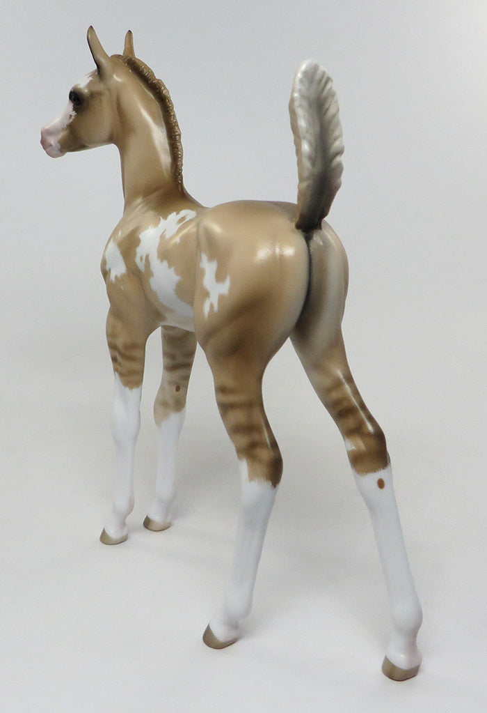 ADRIA-OOAK ETCHED DUN PAINT FOAL BY SHERYL LEISURE 8/5