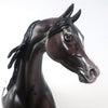 TRUMPETT - OOAK BLACK APPALOOSA ARABIAN MODEL HORSE - 2/8