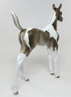 JOKER-OOAK ETCHED CHOCOLATE BAY PAINT FOAL BY SHERYL LEISURE 8/5