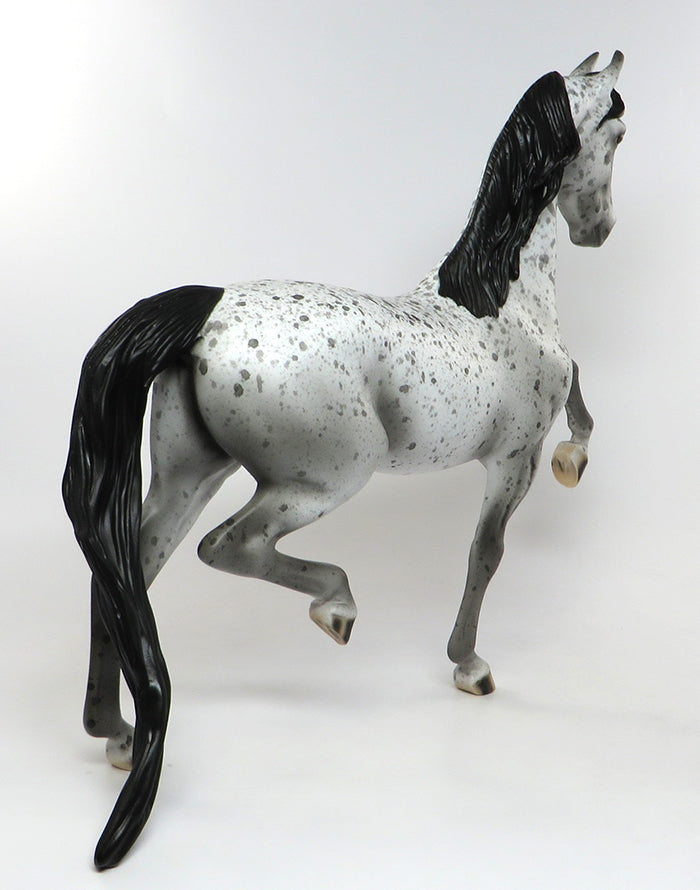 NAPOLEON-OOAK APPALOOSA SADDLEBRED MODEL HORSE PAINTED BY ALLEN KATT 8/8