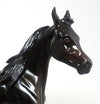 CRAZY ABOUT CHOCOLATE - OOAK DARK BROWN  YEARLING MODEL HORSE - 2/8