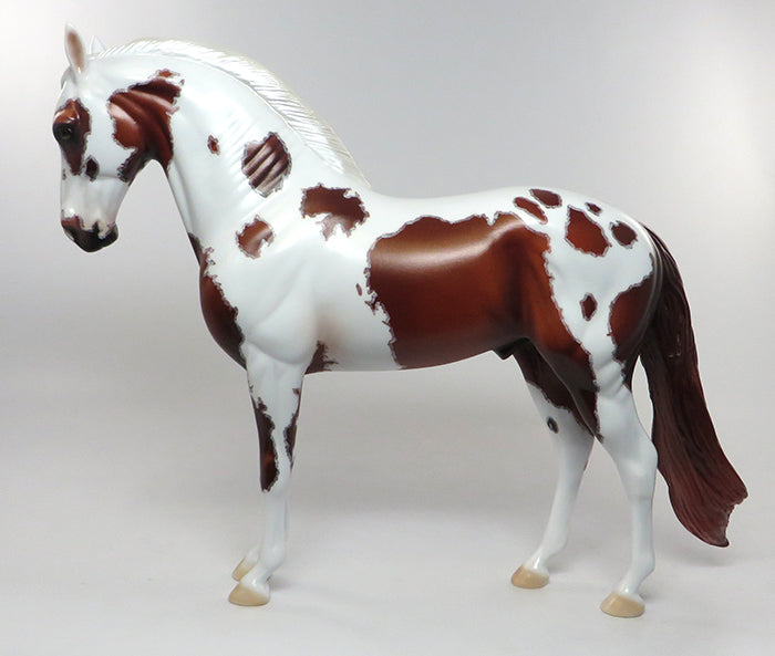AGAPITO-OOAK CHESTNUT PAINT ANDALUSIAN MODEL HORSE 8/5