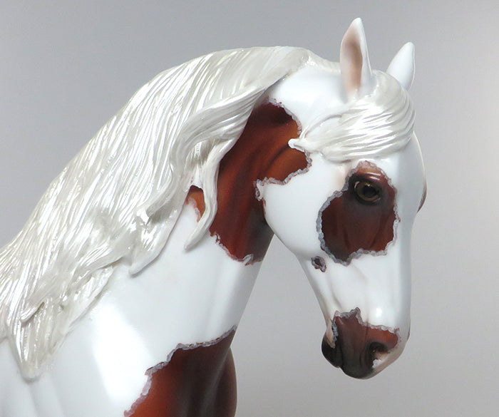 AGAPITO-OOAK CHESTNUT PAINT ANDALUSIAN MODEL HORSE 8/5