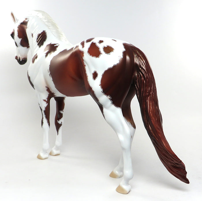 AGAPITO-OOAK CHESTNUT PAINT ANDALUSIAN MODEL HORSE 8/5