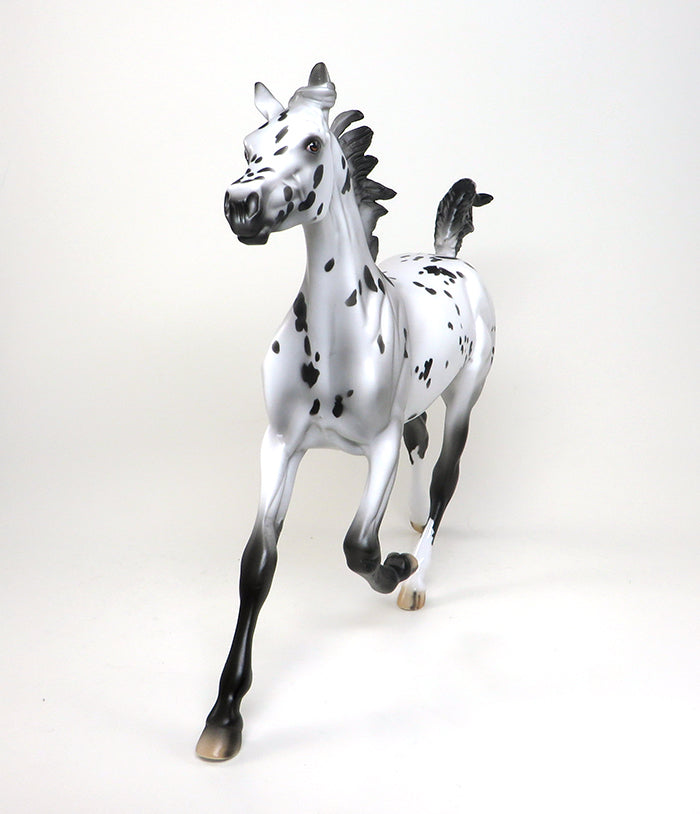 TARGARYEN-OOAK-APPALOOSA YEARLING MODEL HORSE 12/29