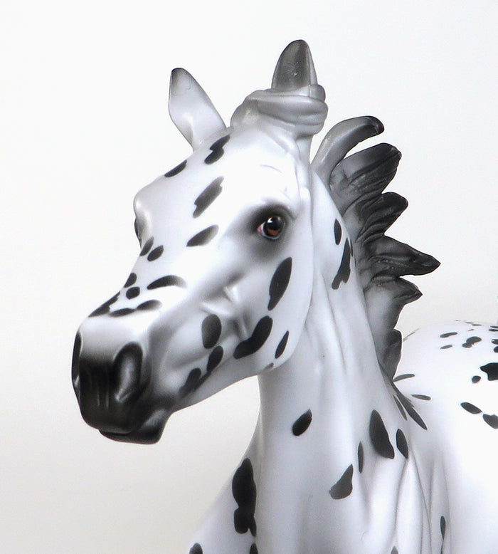 TARGARYEN-OOAK-APPALOOSA YEARLING MODEL HORSE 12/29