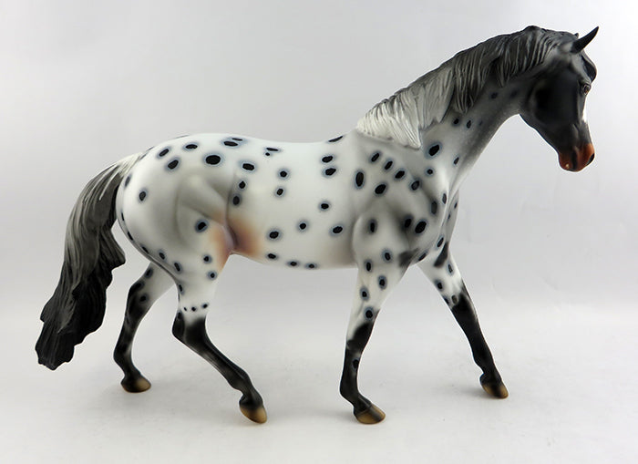 COLEMAN-OOAK APPALOOSA PONY MODEL HORSE 1/13