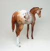CHER - OOAK CHESTNUT APPALOOSA WEANLING MODEL HORSE - 2/11