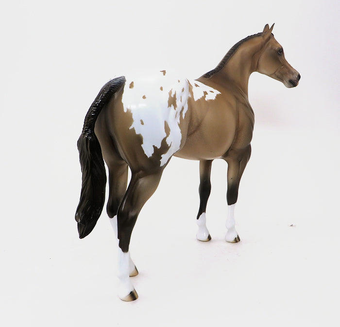 BUCKSKIN APPALOOSA MODEL HORSE