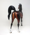 SUGAR SHACK - OOAK DAPPLE BAY ARABIAN MODEL HORSE - 2/11