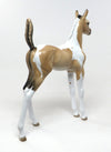 ZELDA-OOAK BUCKSKIN PAINT FOAL MODEL HORSE 8/15