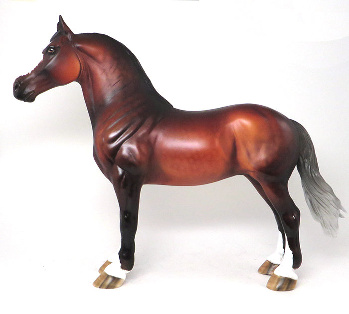 ZUMBA - OOAK SILVER DAPPLE BAY STANDING DRAFTER - 10/23