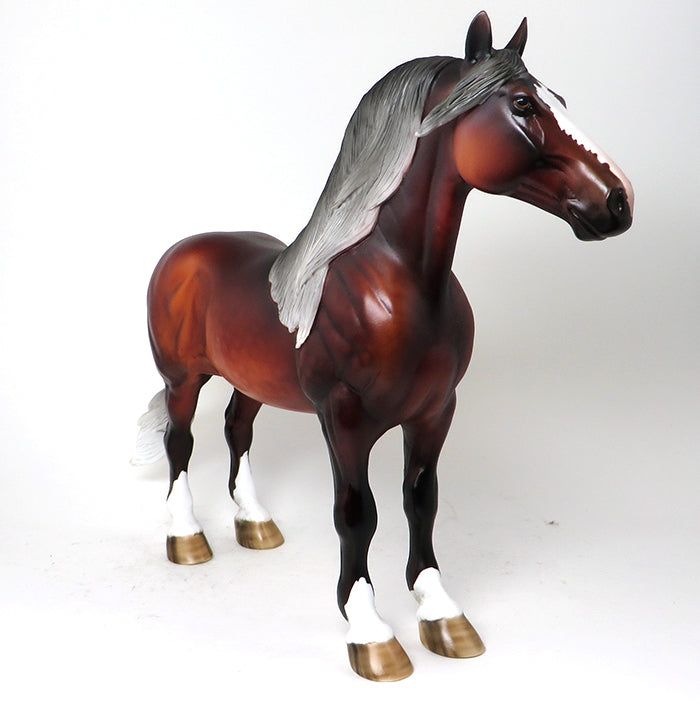 ZUMBA - OOAK SILVER DAPPLE BAY STANDING DRAFTER - 10/23