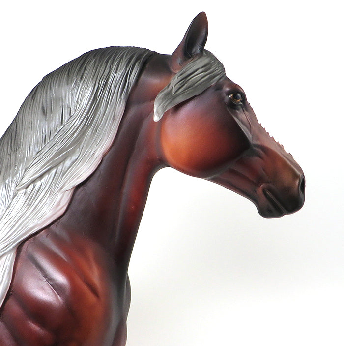 ZUMBA - OOAK SILVER DAPPLE BAY STANDING DRAFTER - 10/23